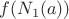 $f(N_1(a))$
