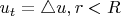 $u_t = \triangle u, r<R$