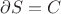 $\partial S=C$