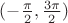 $(-\frac{\pi}{2},\frac{3\pi}{2})$ $(-\frac{\pi}{2},\frac{3\pi}{2})$