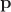 $\mathbf {p}$