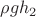 $\rho gh_2$