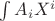 $\int A_i X^i$
