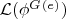 $\mathcal{L}(\phi^G^{(e)})$