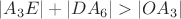 $|A_3E| + |DA_6| > |OA_3|$