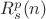 $R_s^p(n)$