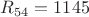 $R_{54}=1145$