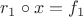$r_1\circ x=f_1$