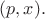 $(p,x).$