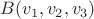 $B(v_1,v_2,v_3)$