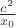 $\frac{c^2}{x_0}$