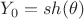 $Y_0=sh(\theta)$