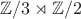 $\mathbb{Z}/3 \rtimes \mathbb{Z}/2$