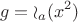 $$
g = \mathcal{o}_a(x^2)
$$ $$
g = \mathcal{o}_a(x^2)
$$