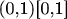 (0,1)\tmes [0,1]