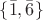 $\{\bar1,\bar6\}$