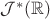 ${\cal J}^*(\mathbb{R})$