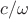$c/\omega$