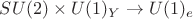 $SU(2)\times U(1)_{Y}\to U(1)_{e}$