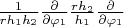 $\frac{1}{r h_1 h_2}\frac{\partial }{\partial \varphi_1}\frac{r h_2}{h_1}\frac{\partial }{\partial \varphi_1}$