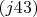 $ (j43) $