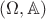 $(\Omega, \mathbb A)$