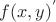 $f(x,y)^{'}$