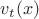 $v_t(x)$