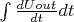 $\int\limits_{}^{}\frac{dUout}{dt}dt$