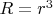 $R=r^3$
