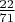 $\frac{22}{71}$