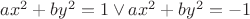 $ax^2+by^2=1 \vee ax^2+by^2=-1$