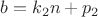 $b=k_{2}n+p_2$ $b=k_{2}n+p_2$