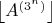$\left\lfloor A^{(3^n)}\right\rfloor$