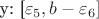 y: [\varepsilon_5,b-\varepsilon_6]