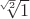 $\sqrt[\sqrt2]1$