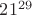 $21^{29}$