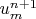 $u^{n+1}_{m}$
