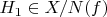 $H_1\in X/N(f)$