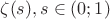 $\zeta(s), s\in(0;1)$