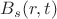 $B_s(r,t)$