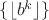$\{\lfloor b^k\rfloor\}$