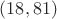 $(18,81)$
