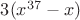 $3(x^{37}-x)$