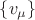 $\{v_\mu\}$