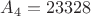 $A_4 = 23328$