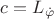 $c=L_{\dot\varphi}$ $c=L_{\dot\varphi}$