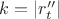 $k=|r''_{t}|$