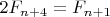 $2F_{n+4}=F_{n+1}$