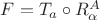 $F=T_a\circ R^A_\alpha$
